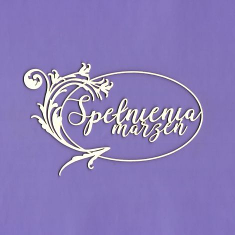Tekturka Crafty Moly Napis G6 - Spełnienia marzeń
